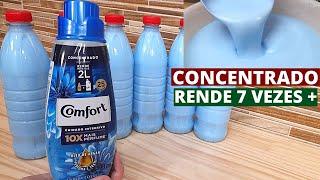 AMACIANTE CONFORT MULTIPLICADO COM QUALIDADE  - SUPER CONCENTRADO - ECONOMIZE E FATURE MUITO