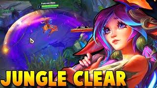 *NEW CHAMP* LILLIA IS FINALLY HERE!! IN-DEPTH LILLIA JUNGLE CLEAR GUIDE - League of Legends