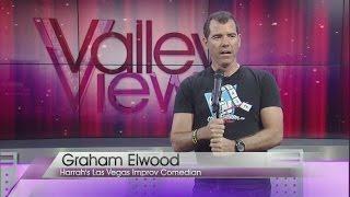 Comedian Graham Elwood performs on Valley View Live!