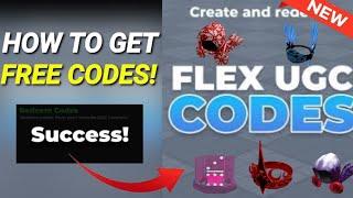 [GUIDE ] How to obtain / redeem codes in Flex UGC Codes!