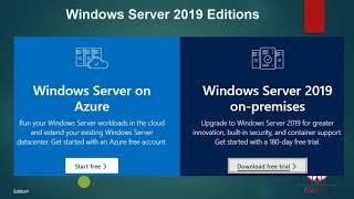 What is new in Windows Server 2019, installation and Quick Overview