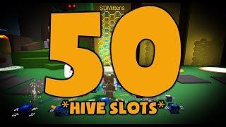 WORLD FIRST! 50 HIVE SLOTS! Bee Swarm Simulator