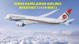 Biman Bangladesh Airlines - 1972 to 2021 Fleet Display ©RBA