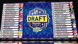 Every 1st Round pick of the 2023 NHL Draft