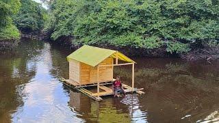 4 hari berpetualang membamgun rumah rakit di lubuk pemandian suku anak dalam