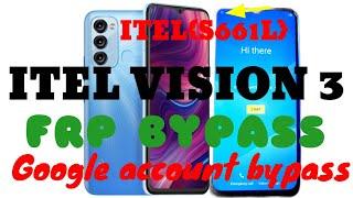 Itel vision 3 (S661LP)FRP bypass.GOOGLE account bypass.without pc,bt,apk new trick steep by steep.