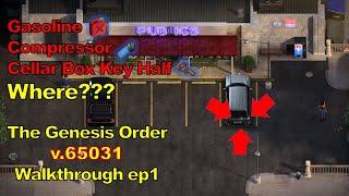 The Genesis Order v.65031 Walkthrough | new update review ep1 (Cellar Box Key Half, Gasoline)