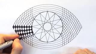 Geometric Eye Drawing - Speed Tutorial