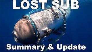 Lost Titanic Submersible Update and Summary