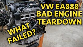 VW EA888 Passat Jetta Beetle 1.8T TSI Engine Teardown. Claimed "Bad Piston" What Was Actually Bad?