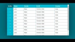 How to Make a Sticky Table Header in Pure HTML5 & CSS3