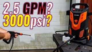 Electric Pressure Washer Review - Rock & Rocker from Amazon [3000 PSI and 2.4 GPM]