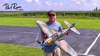 E-flite P-39 on 4S WOW! Pilot Ryan Style