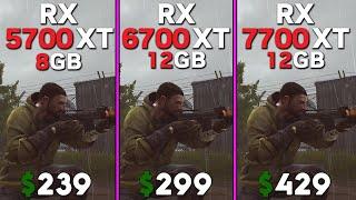 RX 5700 XT vs RX 6700 XT vs RX 7700 XT | Tested in 15 games