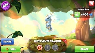 Hatched Mitis Venti Dragon | Opened 127 Tyrant Energy Tickets Chapter 2 | Dragon Mania Legends