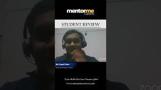 Mr. Sanat Patra Reviews Mentor Me Careers Financial Modeling Course