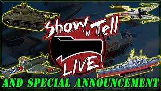 Squadron Wednesday Night LIVE Show 'N Tell AND Special Paint Announcement!