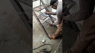 stairs installation #stairs #stairdesign #fabrication #howto #welding @ChinnmayFabrication75