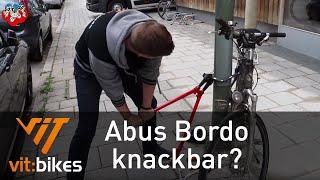 Faltschloss ABUS Bordo geknackt?!? vit:bikesTV