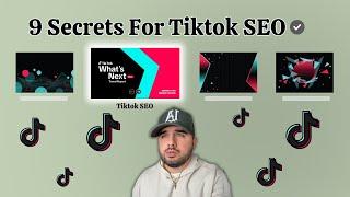 9 Tiktok SEO Secrets To Get Categorized Every Time You Post...