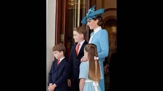 Prince George, princess Charlotte and prince Louis, and Princess Catherine Lovely family