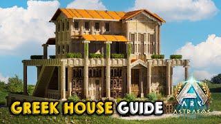 Epic Greek House Build on Astraeos Map | Build Tutorial | ARK: Survival Ascended