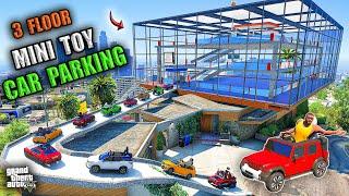 Franklin & Shinchan Build 3 Floor Parking Area For Mini Toy Cars in GTA 5 | JNK GAMER