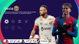 PES2021 OPTION FILE V4 | PS4/PS5/PC | Season 2025-26