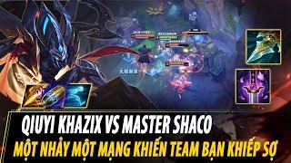 RANK 1 KHAZIX CN - QIUYI KHA'ZIX VS SHACO | CN MASTER ELO