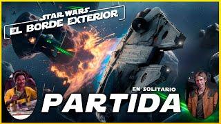 Jugando a Star Wars el Borde Exterior (Partida en solitario) | Han solo VS Lando