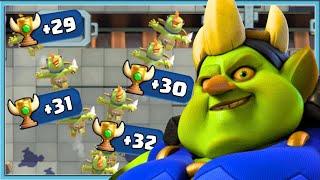  SO GOOD NEW GOBLIN LADDER! BEST DECK FOR IT / Clash Royale