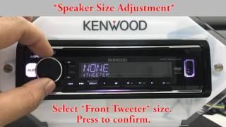 KDC 300UV How to select Speaker Size for Optimum Sound Performance