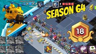 Warships Season 64 [WIN STREAK 14 AND RANK 18!!!!] Boom Beach Gameplay