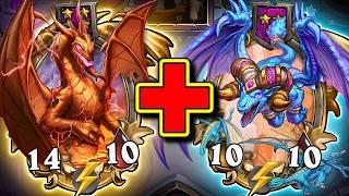 The NEW buffed Dragon Strategy is crazy! | Hearthstone Battlegrounds