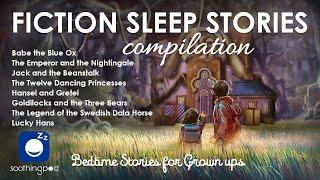 Bedtime Sleep Stories |‍️3 HRS Fiction stories compilation | Lucky Hans, Babe the Blue Ox & 6 more