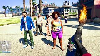 GTA 5 - Fire Bottle vs NPC's Ragdolls | Euphoria Physics Ragdolls 2025