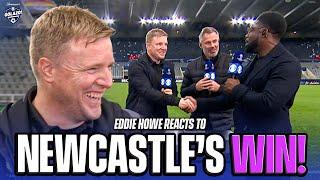 Eddie Howe reacts to Newcastle's 4-1 UCL win over PSG!  | UCL Today | CBS Sports Golazo