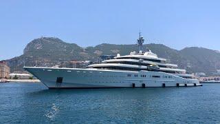 Roman Abramovich $1.2 Billion 163m Mega Yacht ECLIPSE in Gibraltar