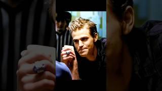 Stefan arm wrestles with the werewolf #tvd #thevampirediaries #stefansalvatore #damonsalvatore