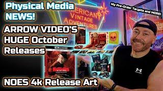 Physical Media NEWS! Arrow Video Drops HUGE October Releases! Elm Street 4k Art Revealed and More!