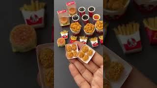 Diet KFC n Mcd  #polymerclaytutorial #easydiy#diycraft#diy#clay#claytutorial#miniature#tiny