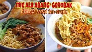 RESEP MIE AYAM RUMAHAN MASAK SAT SET RASA SAMA DENGAN ABANG GEROBAKKAN || BISA UNTUK JUAL