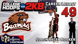 Caleb Booker Career Legacy | College Basketball 2K8 | Livestream 49