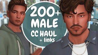 200+ MALE CC LINKS | Hair, Facial Hair & Clothes | The Sims 4