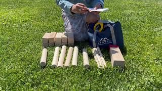 MEGWOZ KUBB YARD GAME   So much fun!!! Full Review