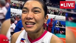 Valdez magre-retiro na sa CREAMLINE " i want Jia to be my last setter before i retire"🩷 #creamline