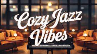 Warm Jazz Cafe Ambience in 4K | Relaxing Piano Music for Study, Work, and Cozy Vibes 