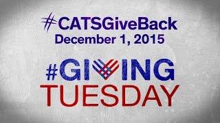 Join the #CATSGiveBack Movement on December 1