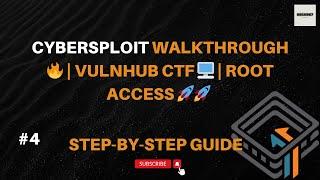 Cybersploit Walkthrough | VulnHub Machine | Step-by-Step Hacking Guide