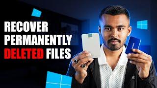 How to recover Permanently Deleted files/ folder in Windows 11/ Windows 10/ Hardrive / PC